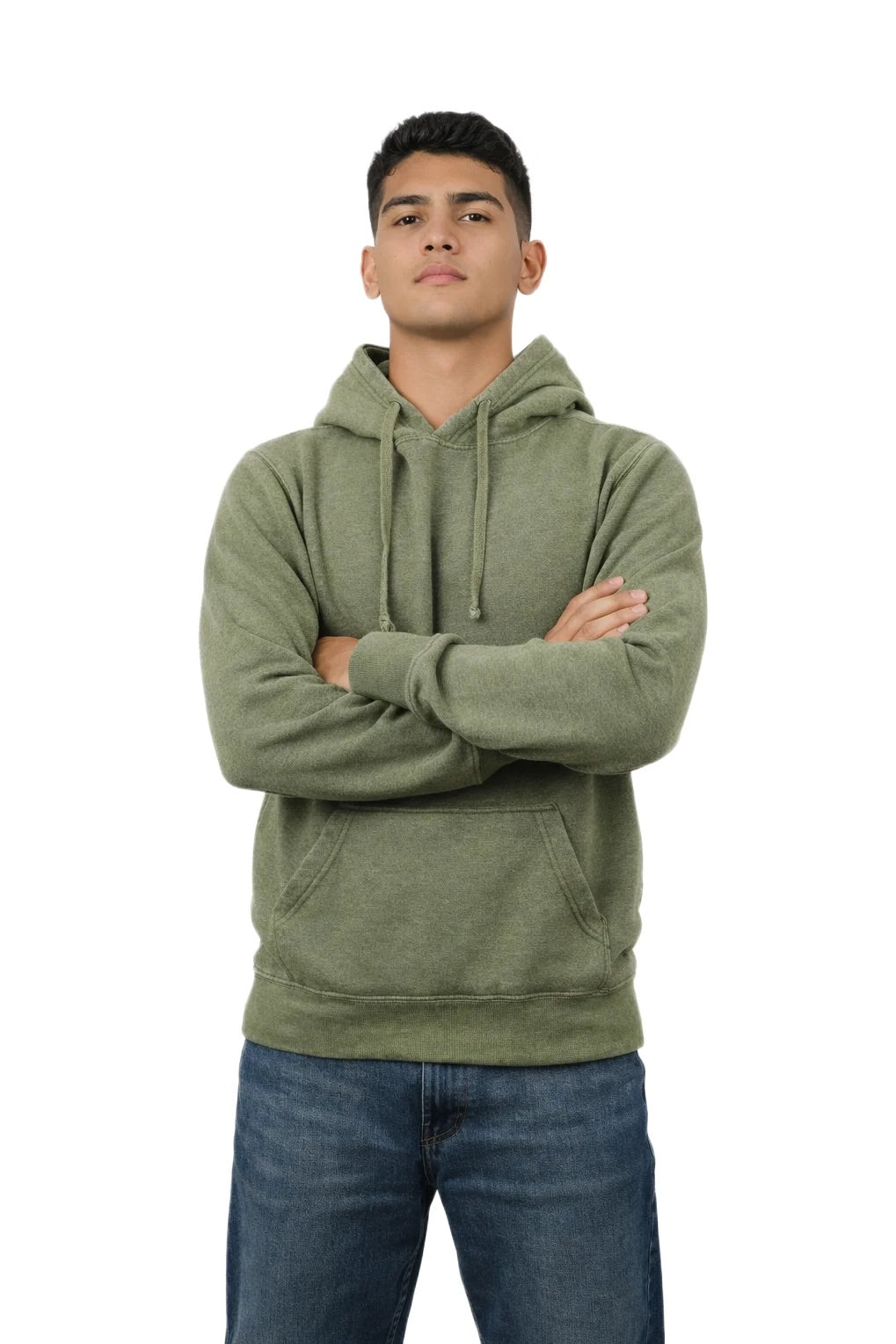 Milltex 617 — Adult Unisex Midweight Vintage Fleece Hoodie