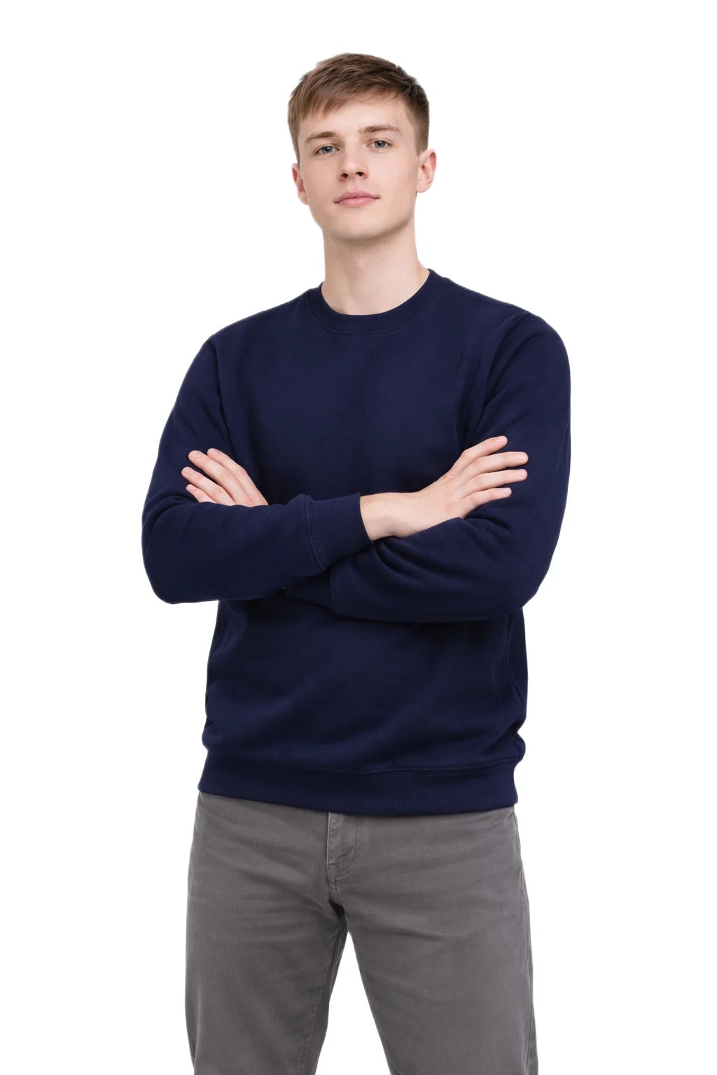 Milltex 303 Unisex Midweight Crewneck Fleece Sweatshirt