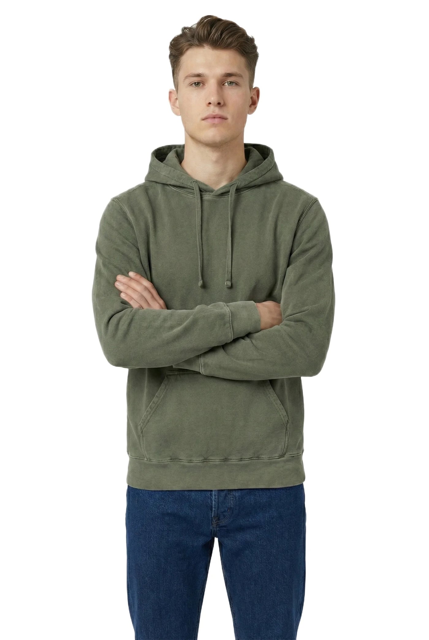 Milltex 417 Adult Unisex Heavyweight Plain Hoodie