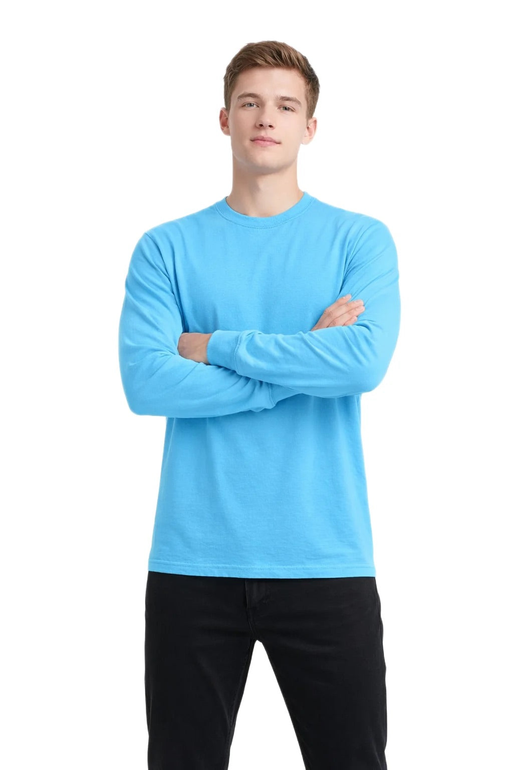 Milltex 401 Unisex Mid Weight Pigment Dyed Long Sleeve Tee