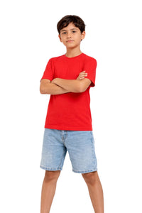 Milltex 500 Kids Unisex T-Shirt - Soft Lightweight Cotton Crew Neck Tee