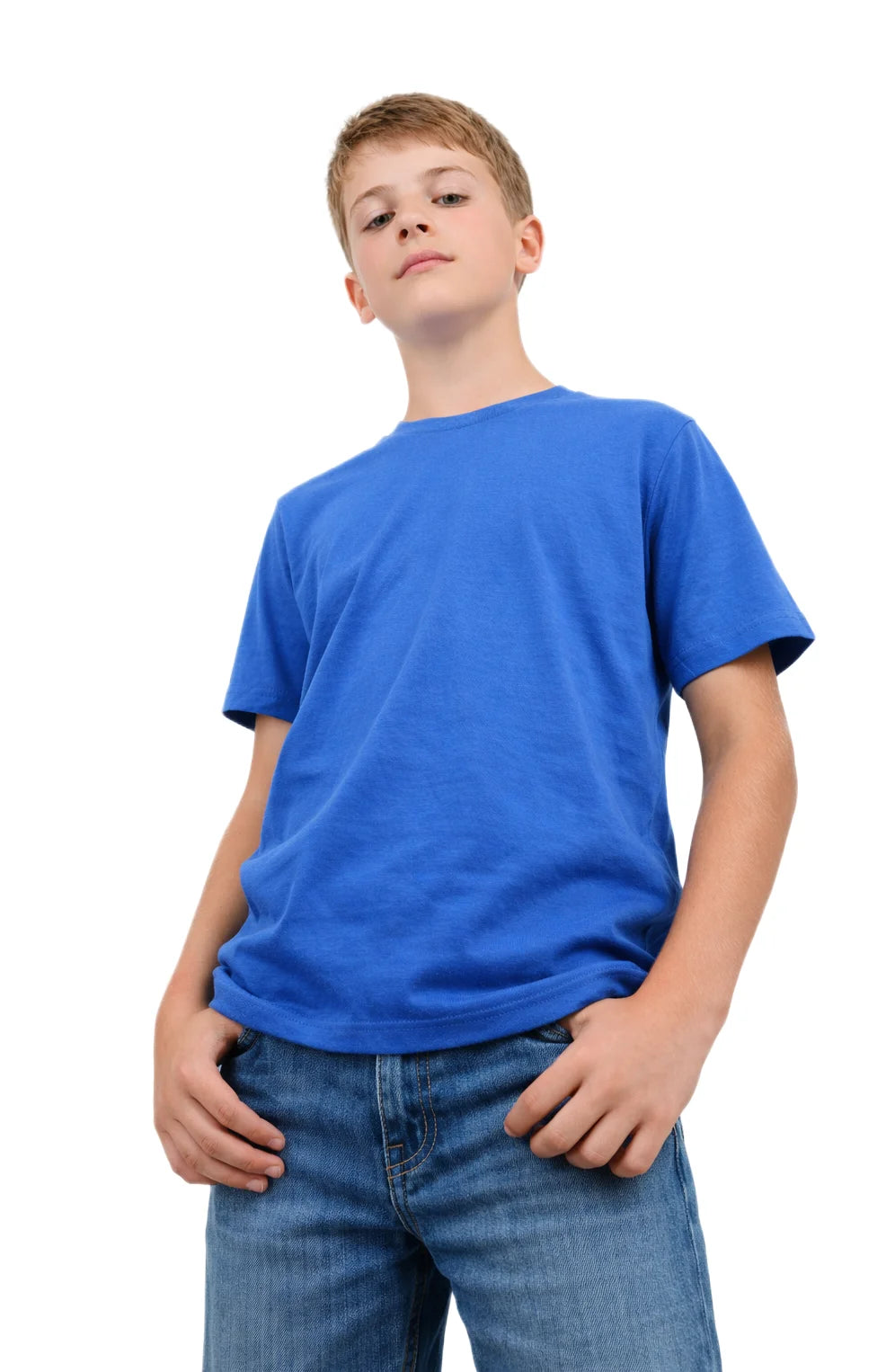 Milltex 500 Kids Unisex T-Shirt - Soft Lightweight Cotton Crew Neck Tee
