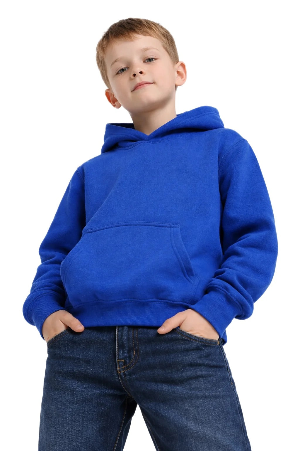 Milltex 517 Youth Unisex Hoodie | Midweight Cotton Blend Pullover Sweatshirt
