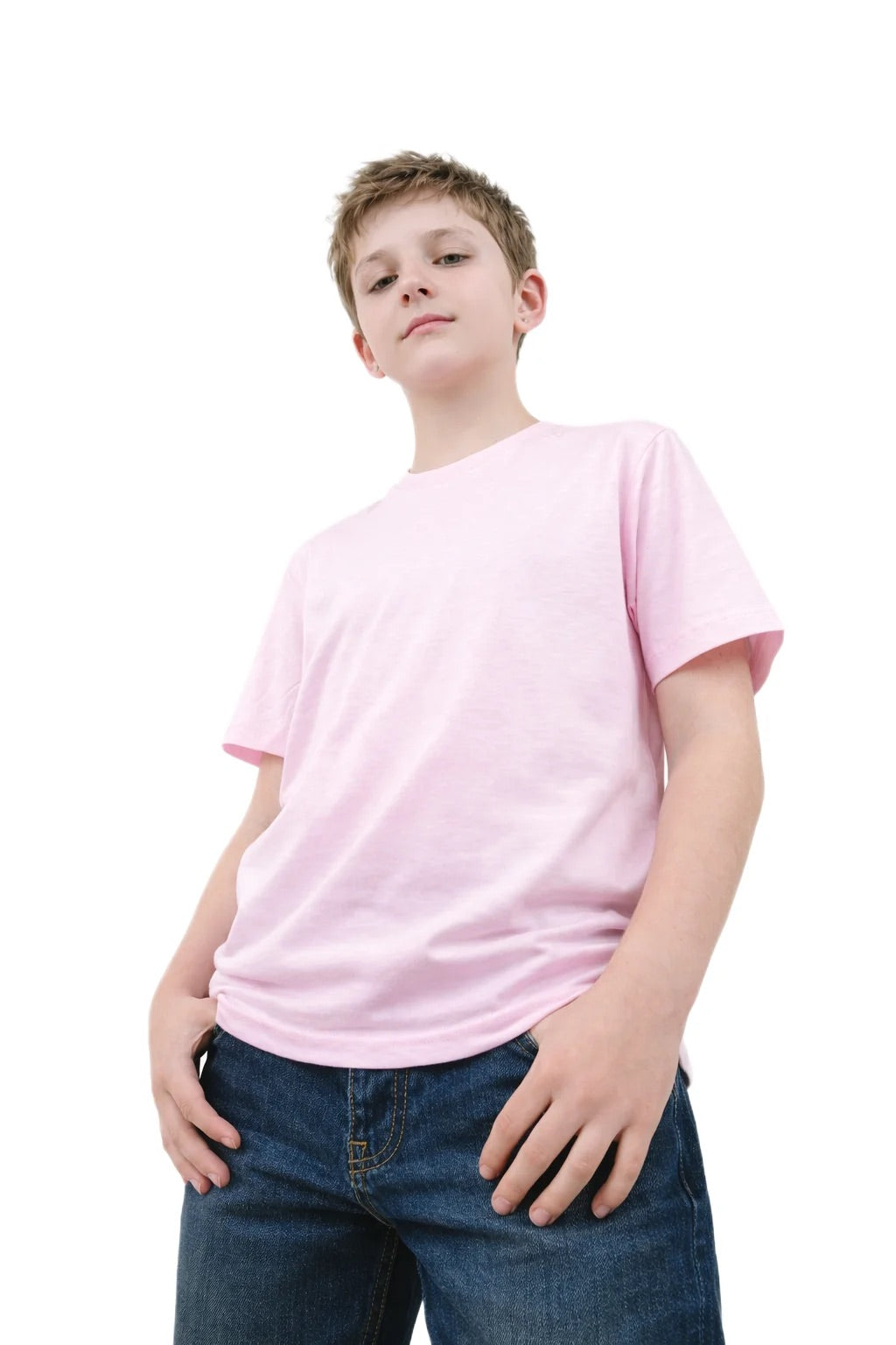 Milltex 500 Kids Unisex T-Shirt - Soft Lightweight Cotton Crew Neck Tee