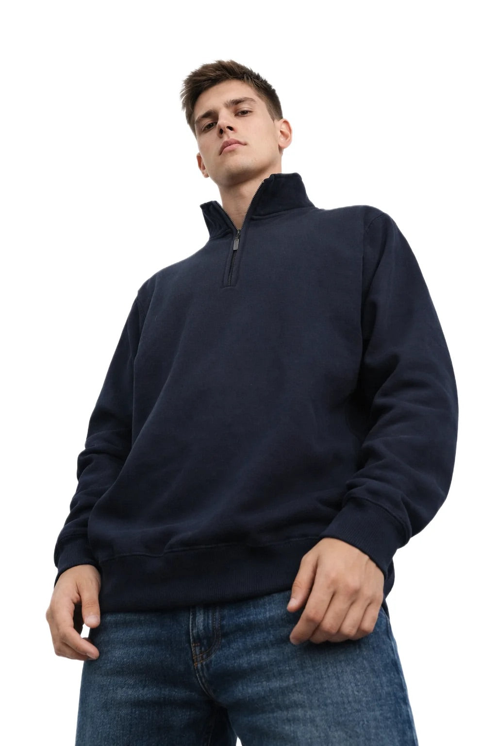 Milltex 935 Unisex Heavy Weight Quarter Zip Jacket