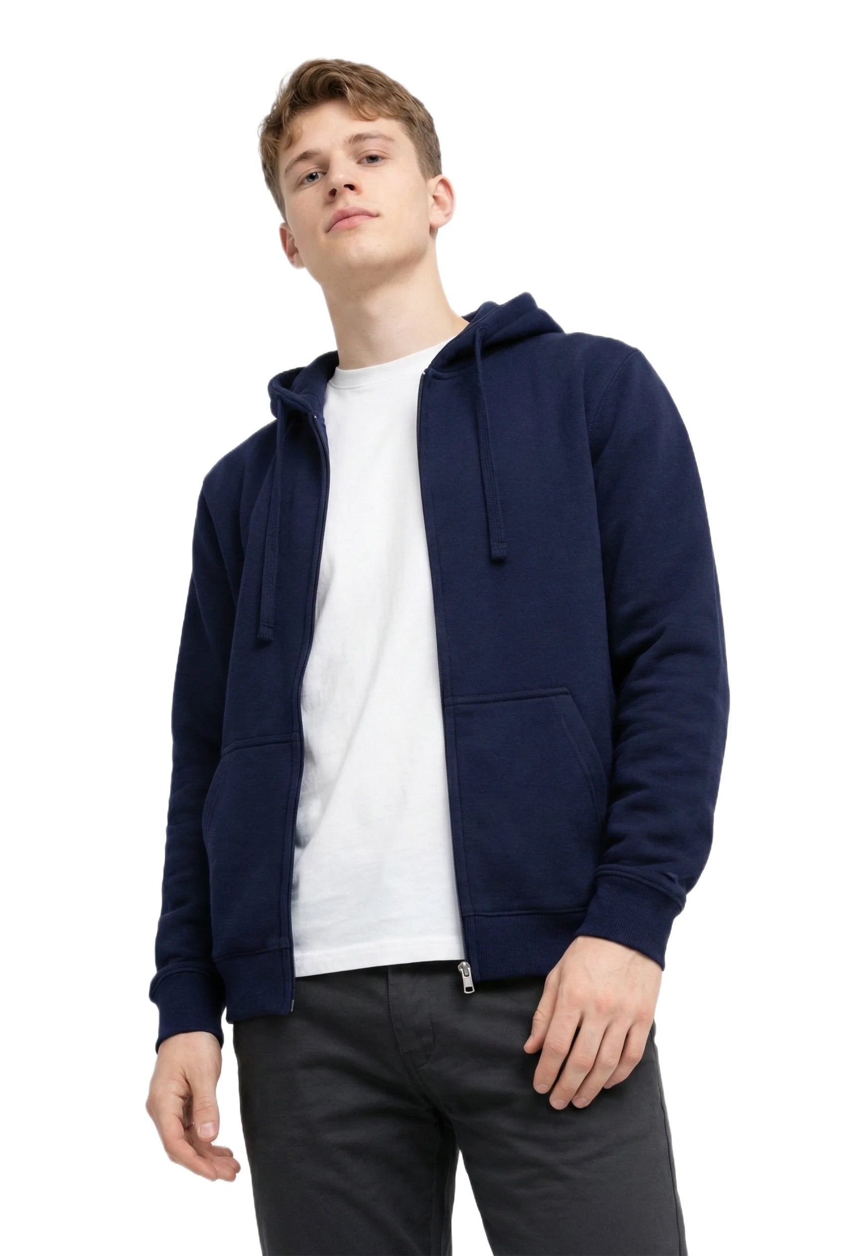 Milltex 750 Adult Unisex Mid Weight Classic Zipper Hoodie