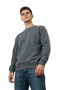 Milltex 603 Unisex Vintage Fleece Textured Crewneck Sweatshirt