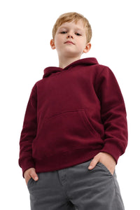 Milltex 517 Youth Unisex Hoodie | Midweight Cotton Blend Pullover Sweatshirt