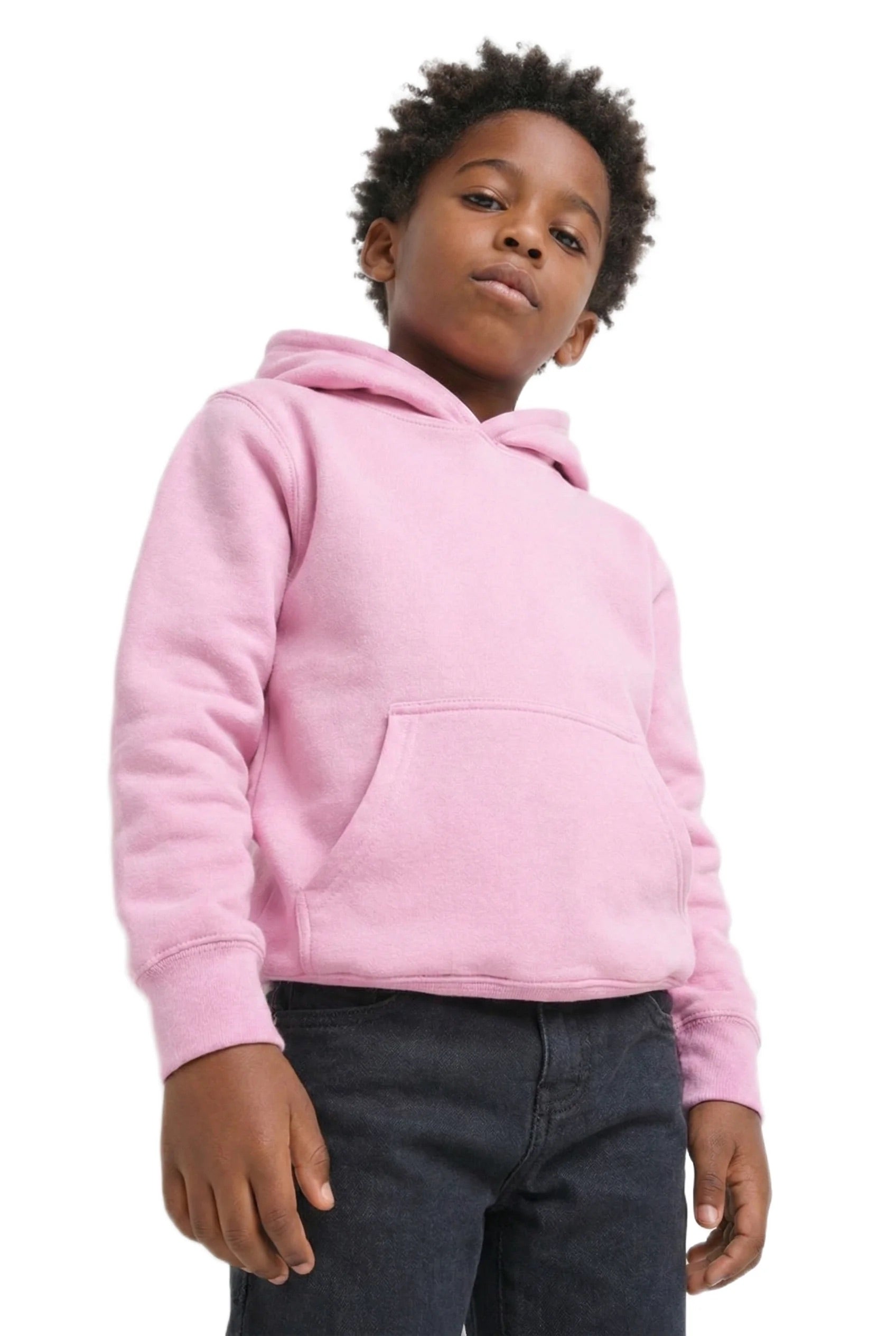Milltex 517 Youth Unisex Hoodie | Midweight Cotton Blend Pullover Sweatshirt