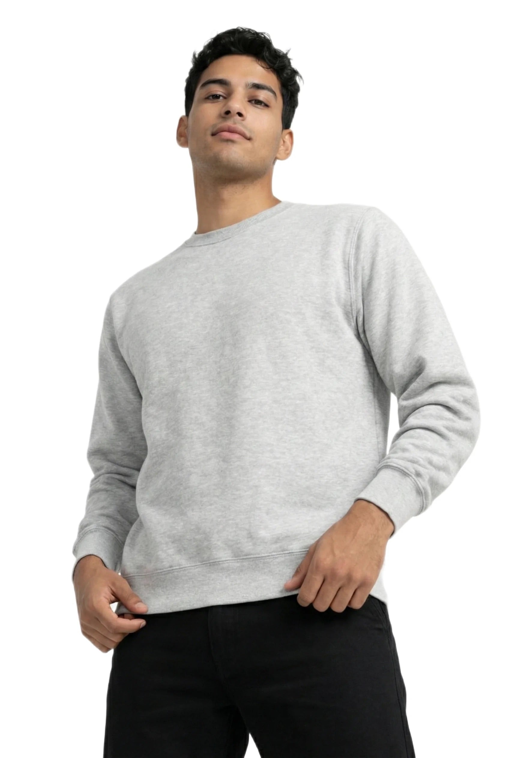 Milltex 303 Unisex Midweight Crewneck Fleece Sweatshirt