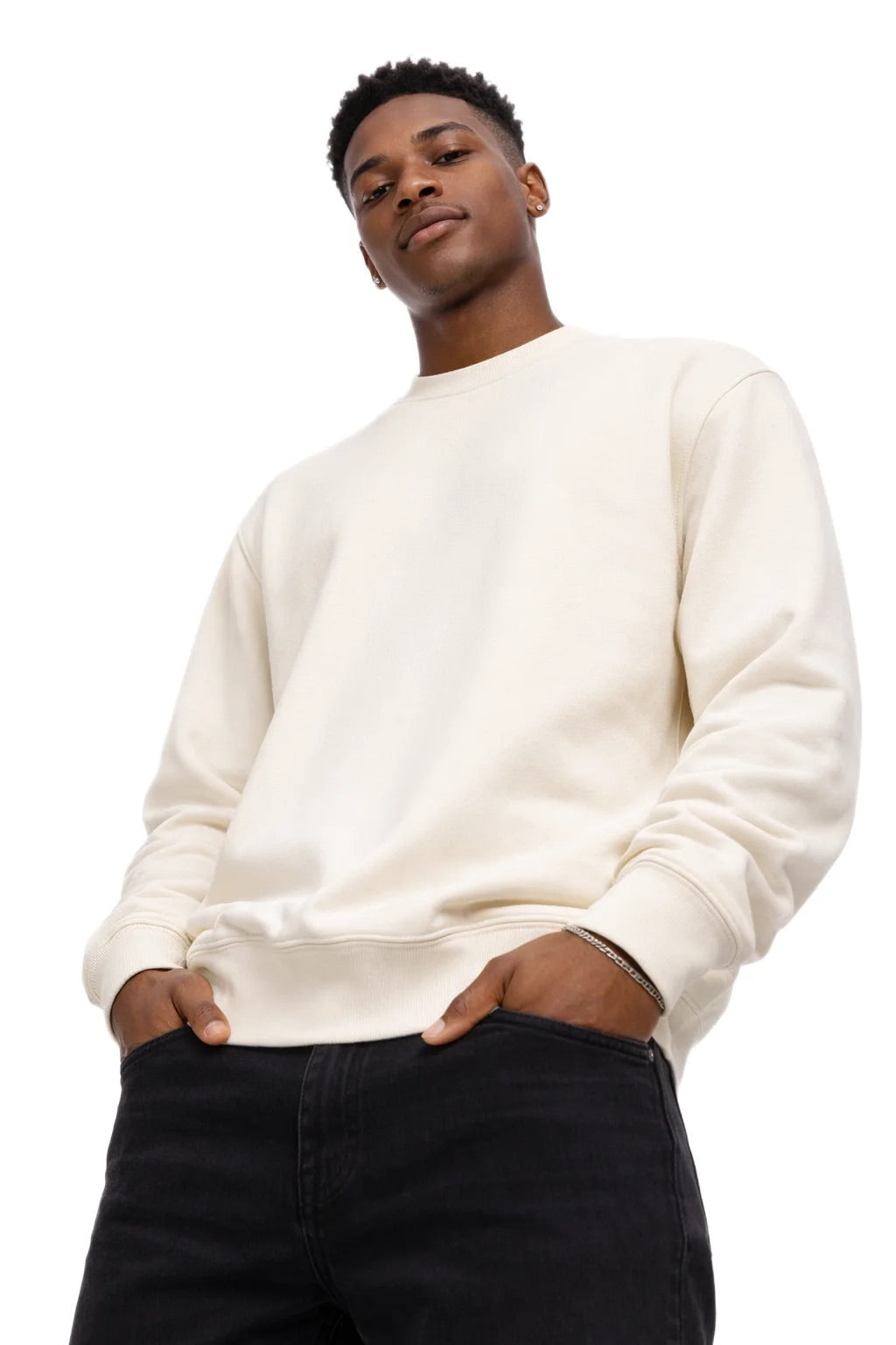 Milltex 303 Unisex Midweight Crewneck Fleece Sweatshirt