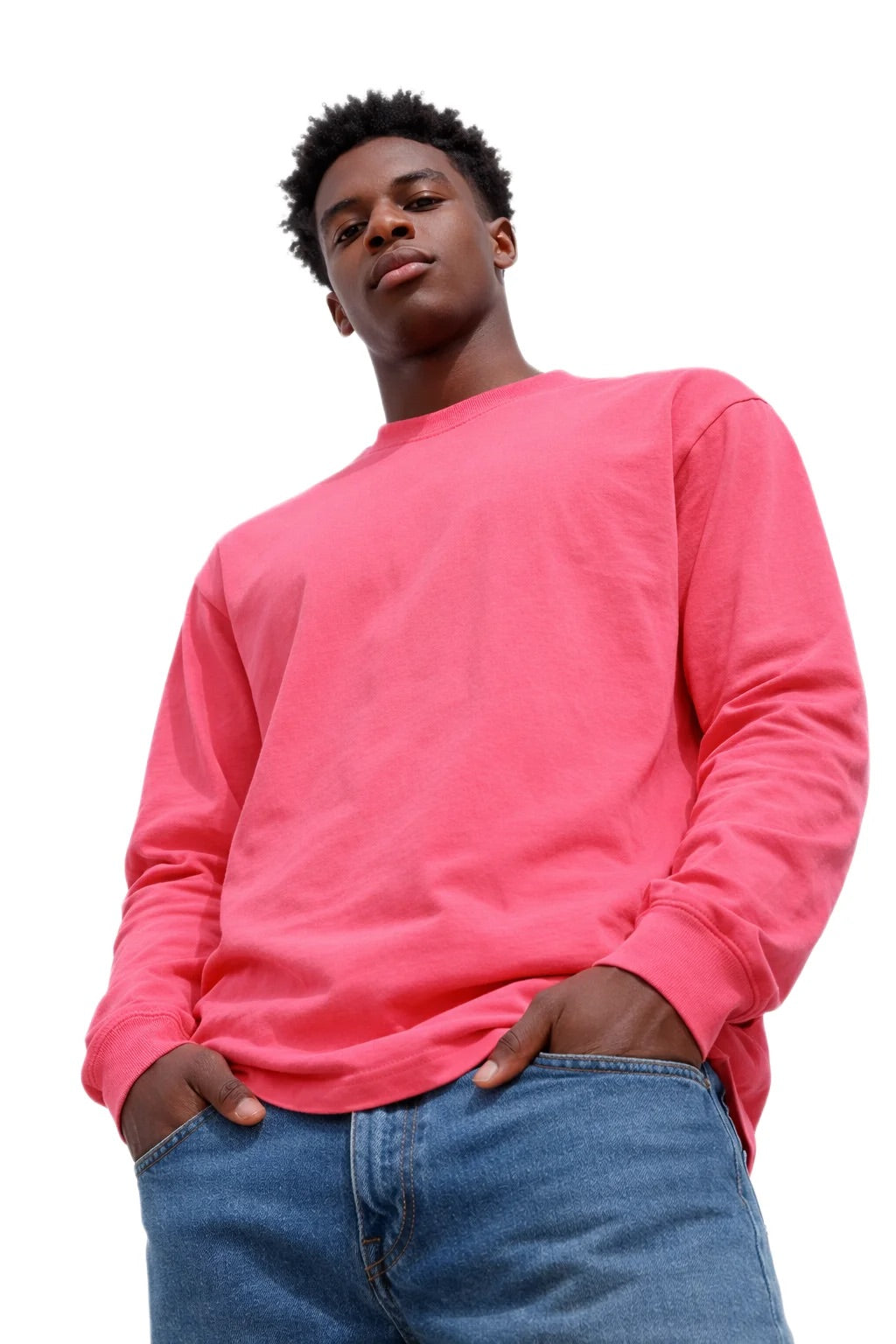 Milltex 401 Unisex Mid Weight Pigment Dyed Long Sleeve Tee