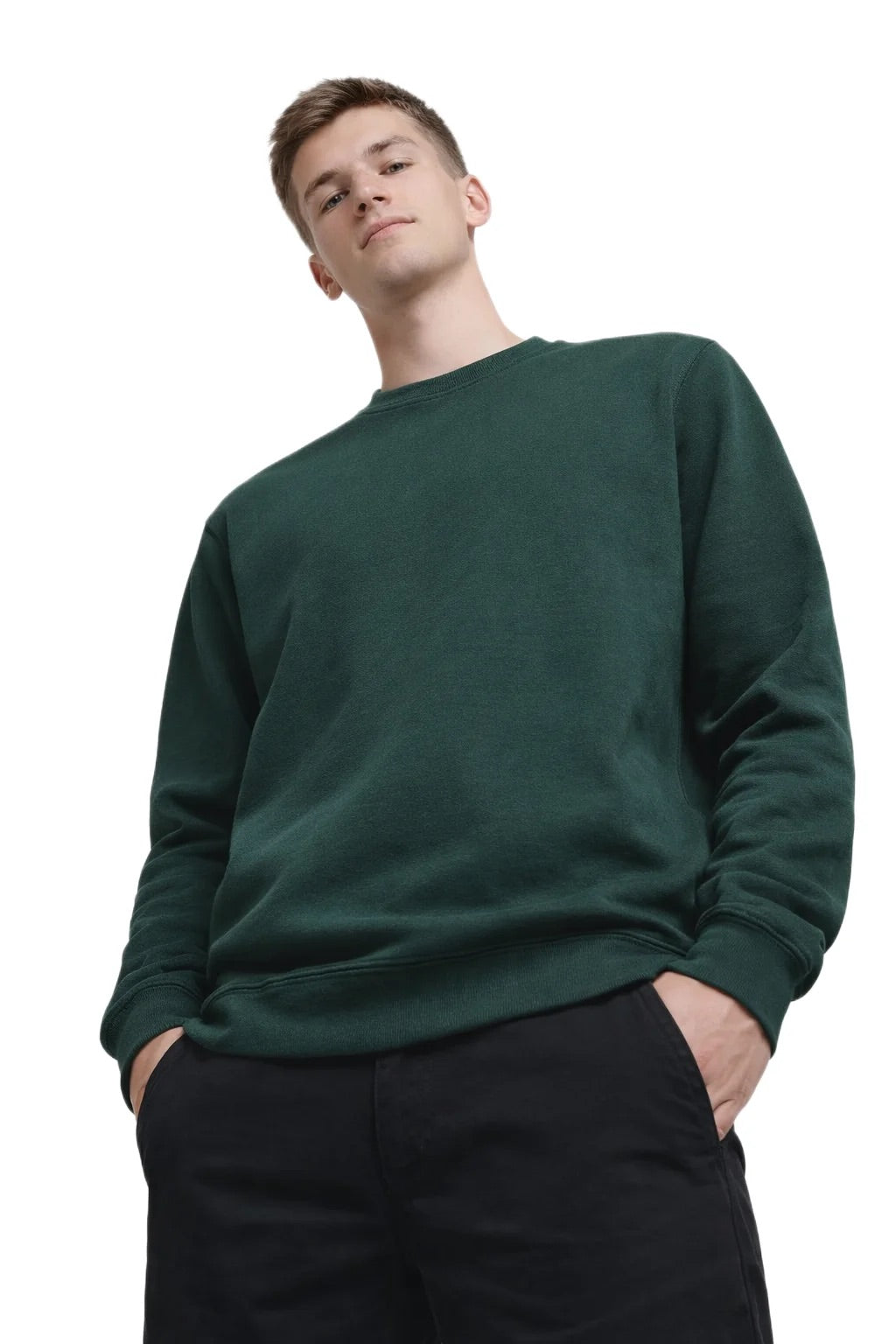 Milltex 303 Unisex Midweight Crewneck Fleece Sweatshirt