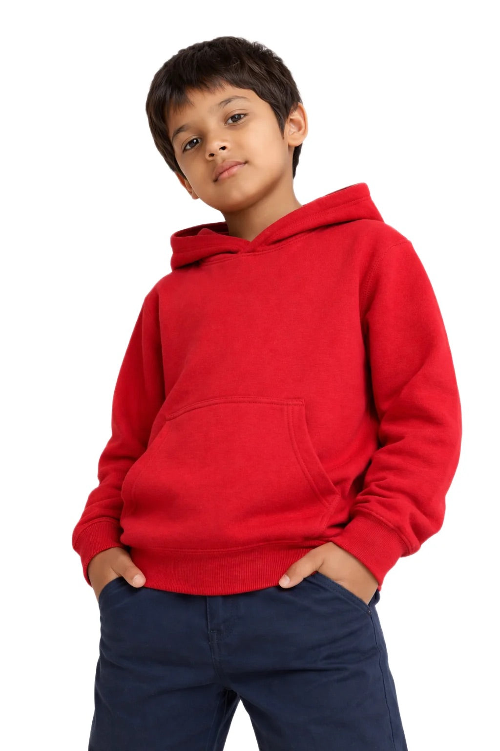 Milltex 517 Youth Unisex Hoodie | Midweight Cotton Blend Pullover Sweatshirt