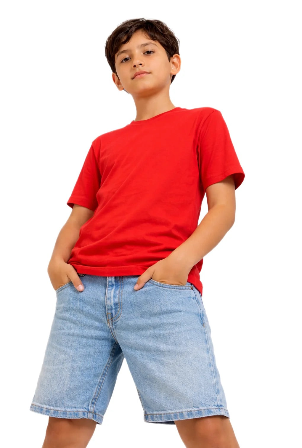Milltex 500 Kids Unisex T-Shirt - Soft Lightweight Cotton Crew Neck Tee