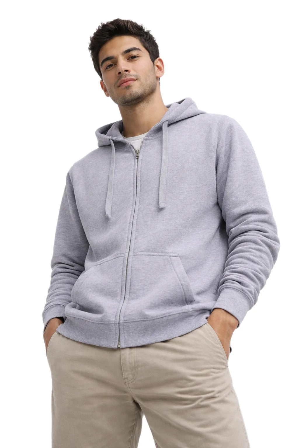 Milltex 750 Adult Unisex Mid Weight Classic Zipper Hoodie
