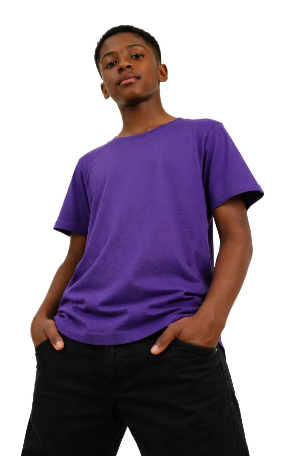 Milltex 500 Kids Unisex T-Shirt - Soft Lightweight Cotton Crew Neck Tee