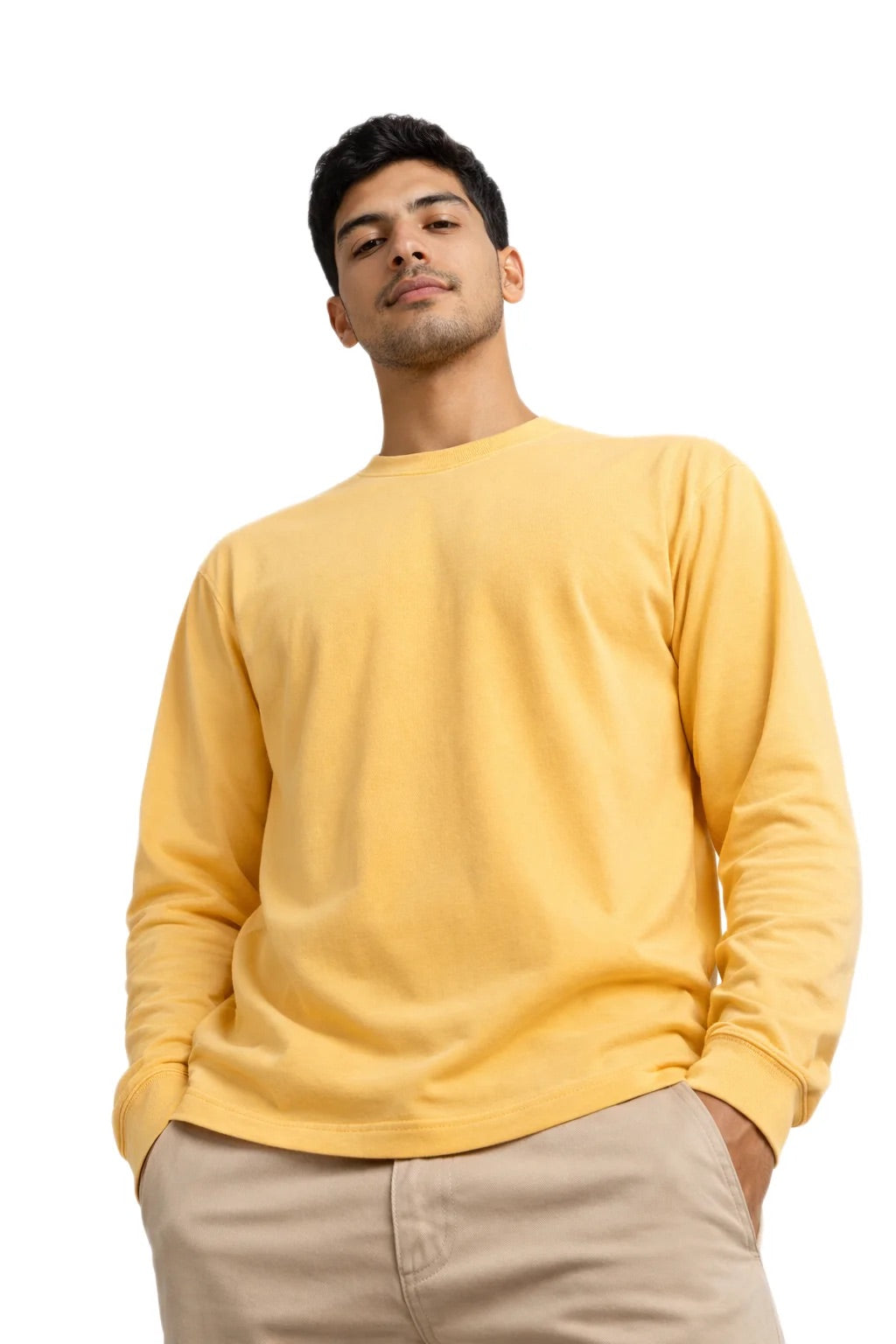 Milltex 401 Unisex Mid Weight Pigment Dyed Long Sleeve Tee
