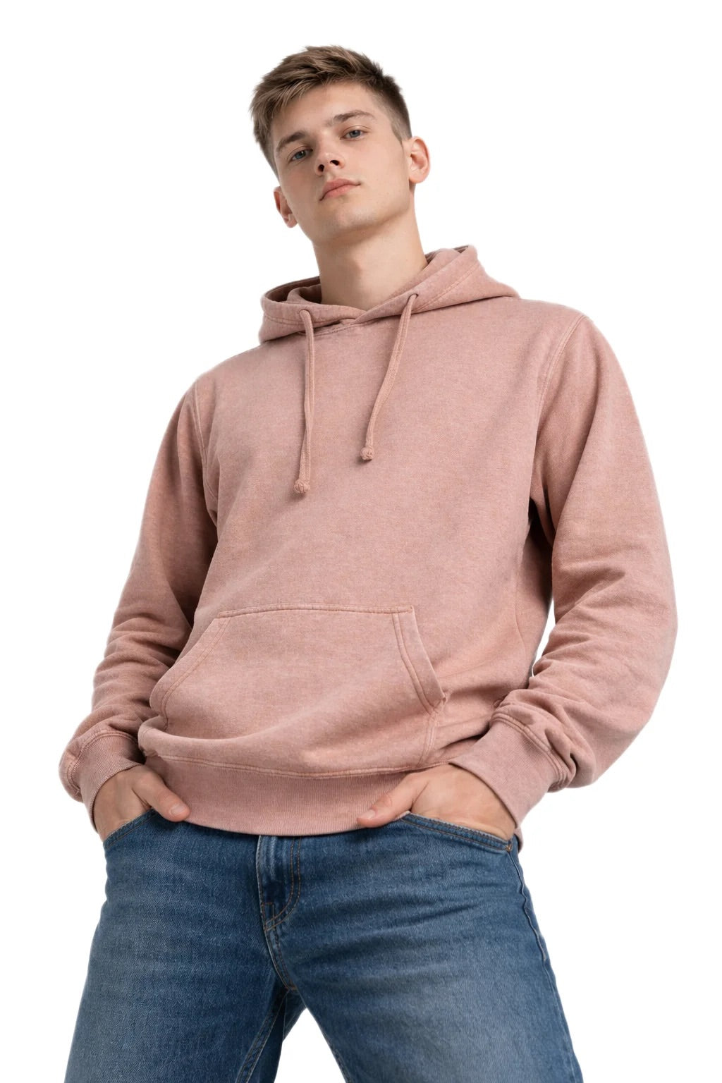Milltex 617 — Adult Unisex Midweight Vintage Fleece Hoodie