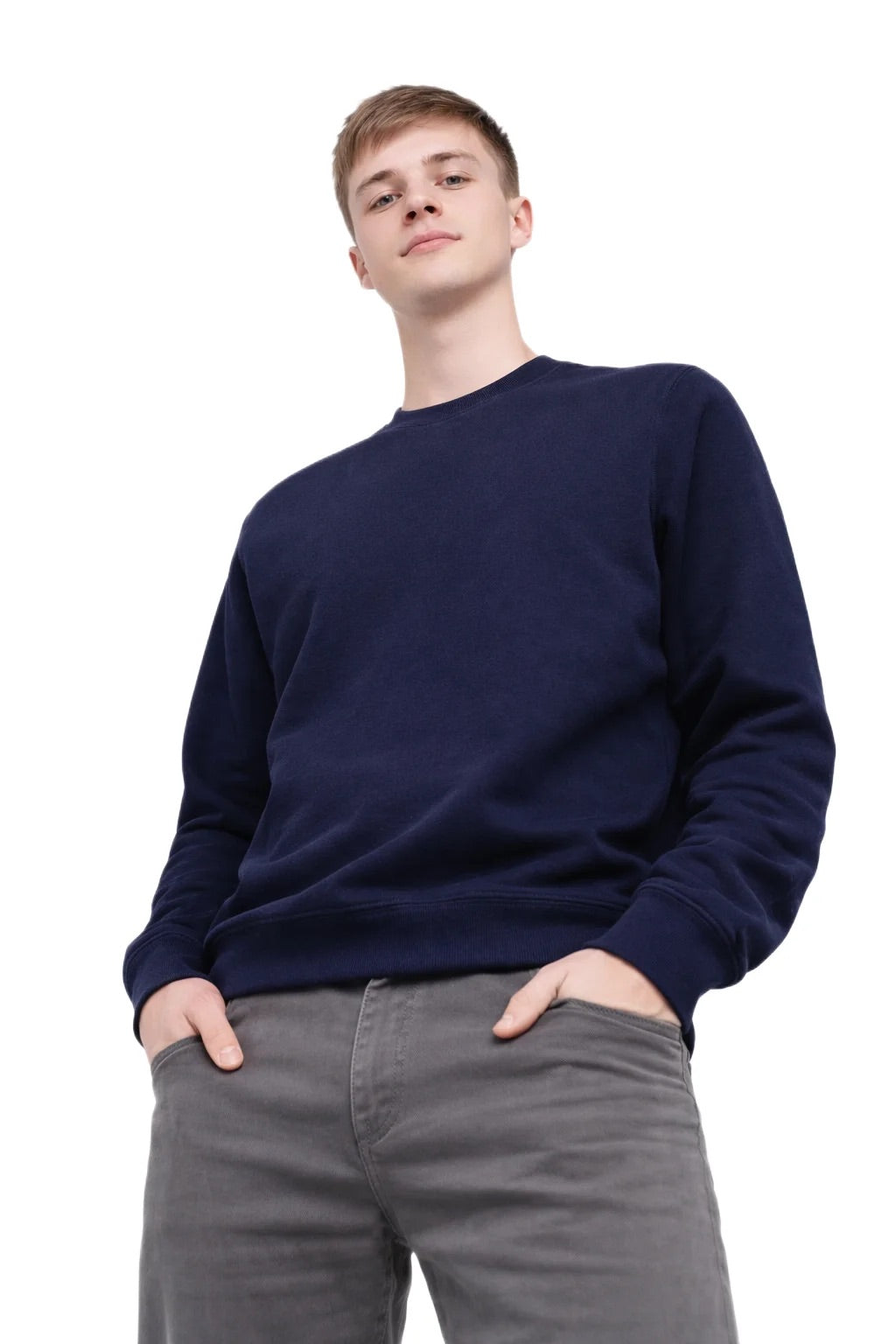 Milltex 303 Unisex Midweight Crewneck Fleece Sweatshirt