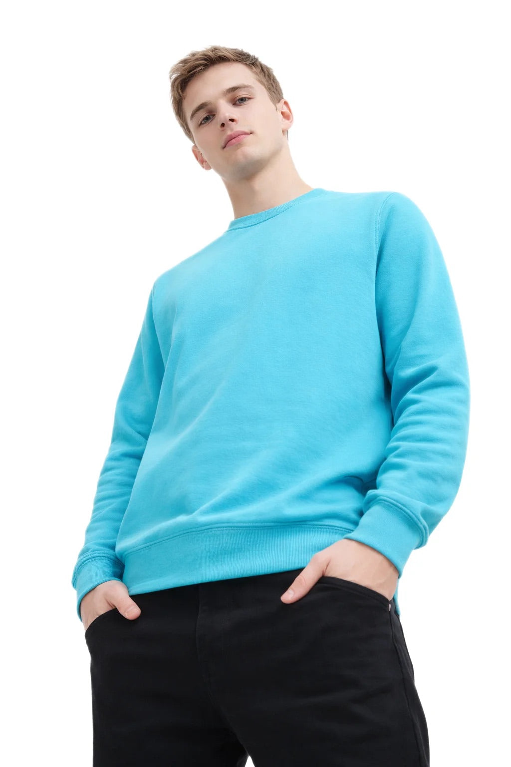 Milltex 303 Unisex Midweight Crewneck Fleece Sweatshirt