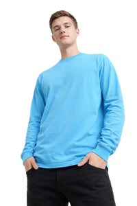 Milltex 401 Unisex Mid Weight Pigment Dyed Long Sleeve Tee