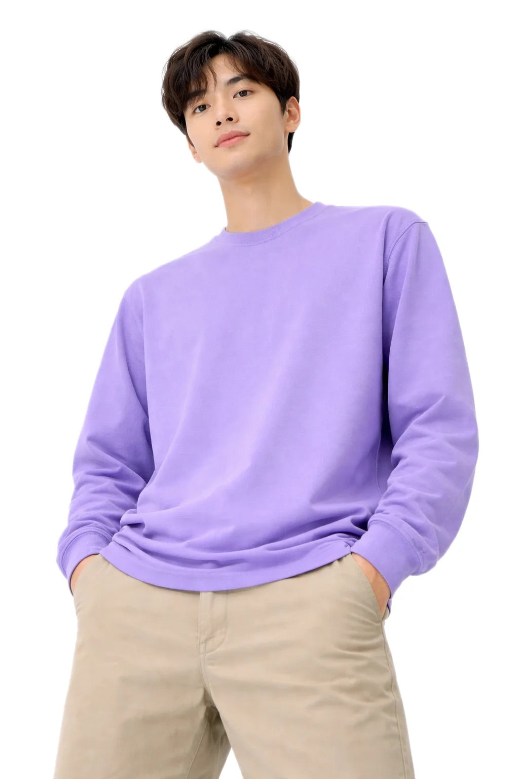 Milltex 401 Unisex Mid Weight Pigment Dyed Long Sleeve Tee