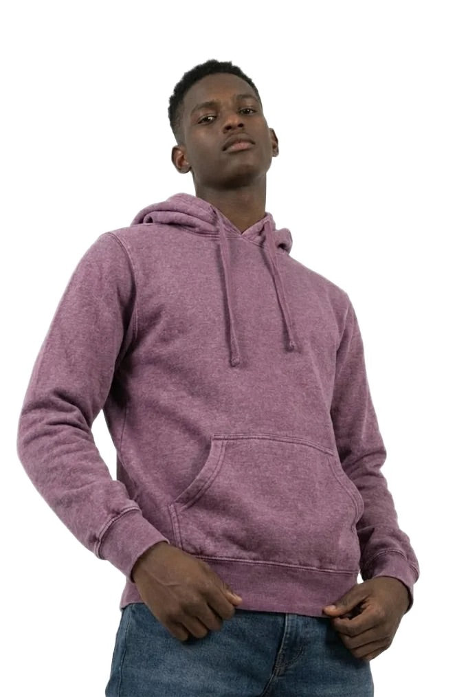 Milltex 617 — Adult Unisex Midweight Vintage Fleece Hoodie