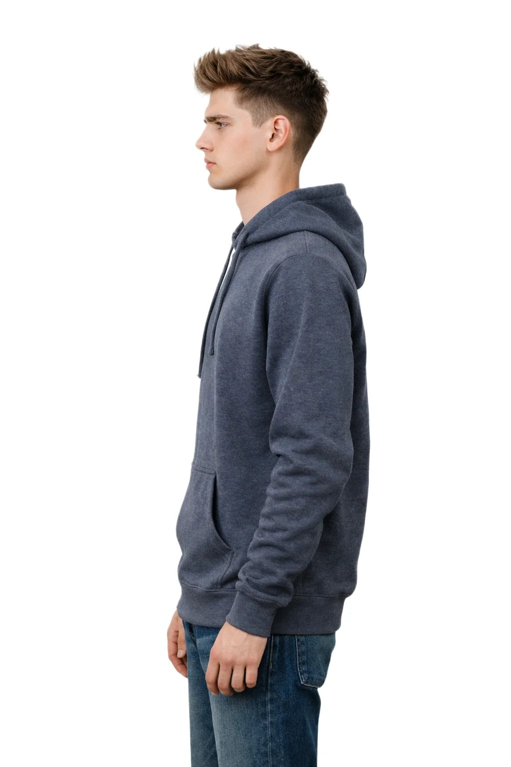 Milltex 617 — Adult Unisex Midweight Vintage Fleece Hoodie