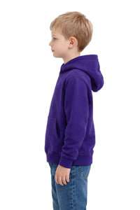 Milltex 517 Youth Unisex Hoodie | Midweight Cotton Blend Pullover Sweatshirt