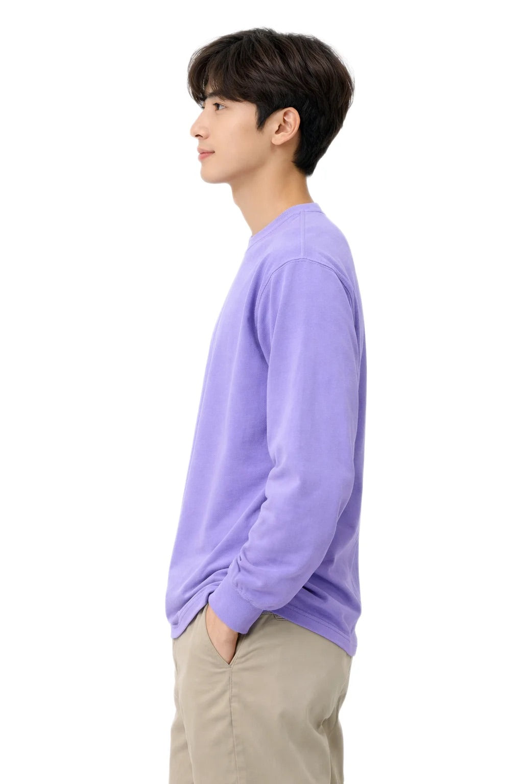 Milltex 401 Unisex Mid Weight Pigment Dyed Long Sleeve Tee