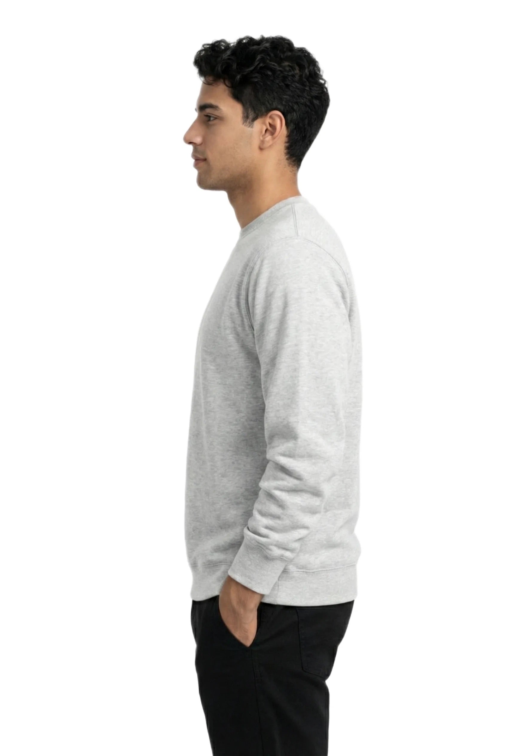 Milltex 303 Unisex Midweight Crewneck Fleece Sweatshirt