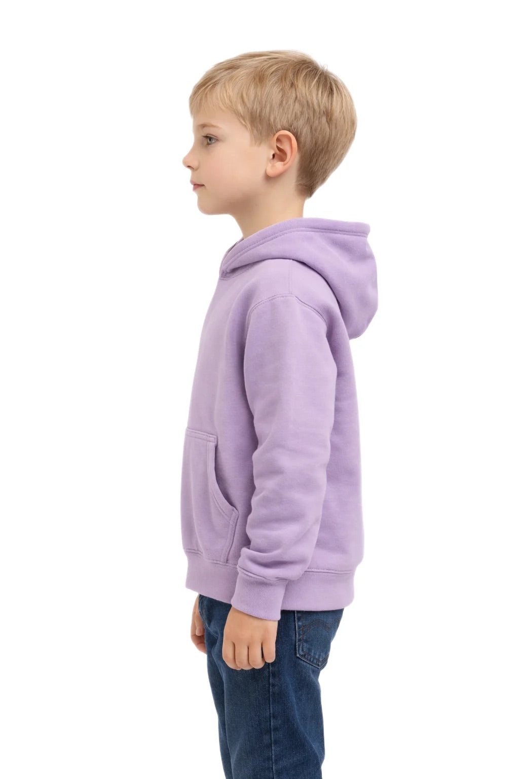 Milltex 517 Youth Unisex Hoodie | Midweight Cotton Blend Pullover Sweatshirt