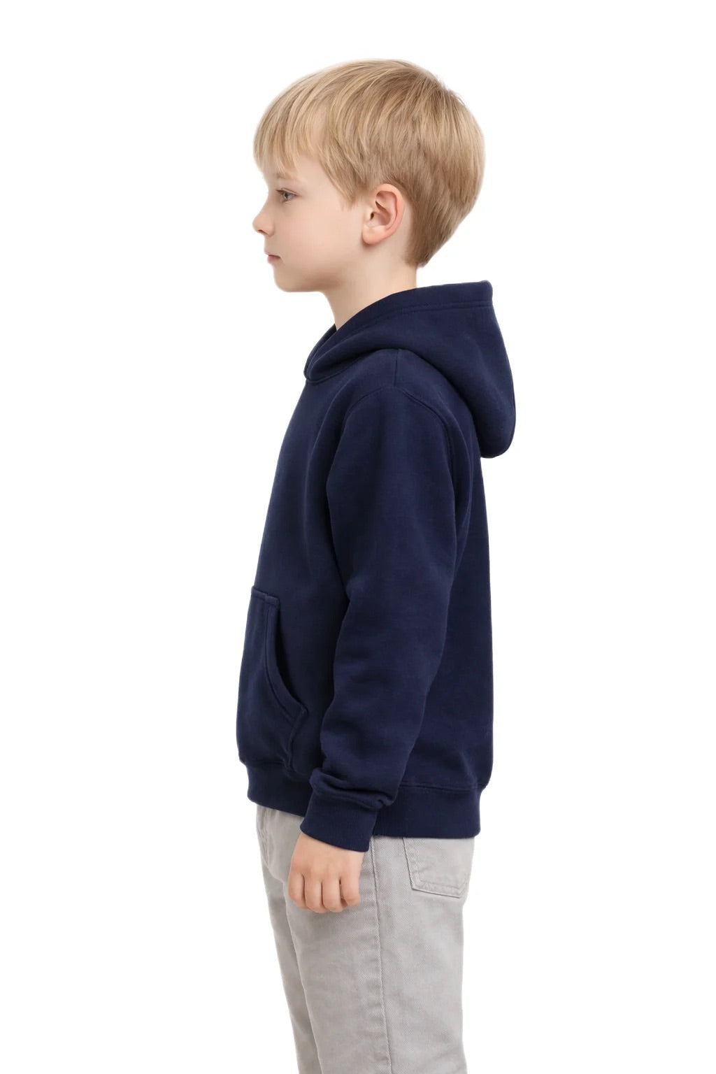 Milltex 517 Youth Unisex Hoodie | Midweight Cotton Blend Pullover Sweatshirt