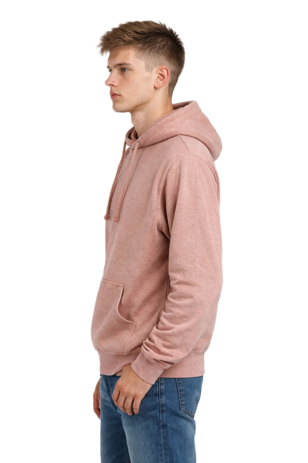 Milltex 617 — Adult Unisex Midweight Vintage Fleece Hoodie