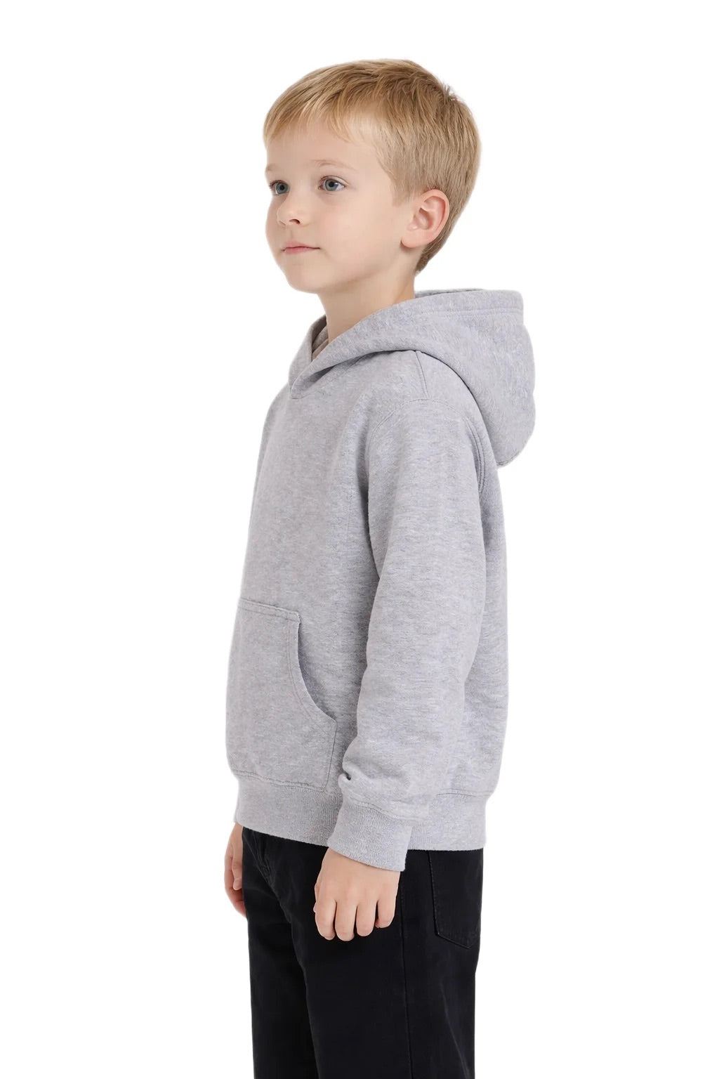 Milltex 517 Youth Unisex Hoodie | Midweight Cotton Blend Pullover Sweatshirt