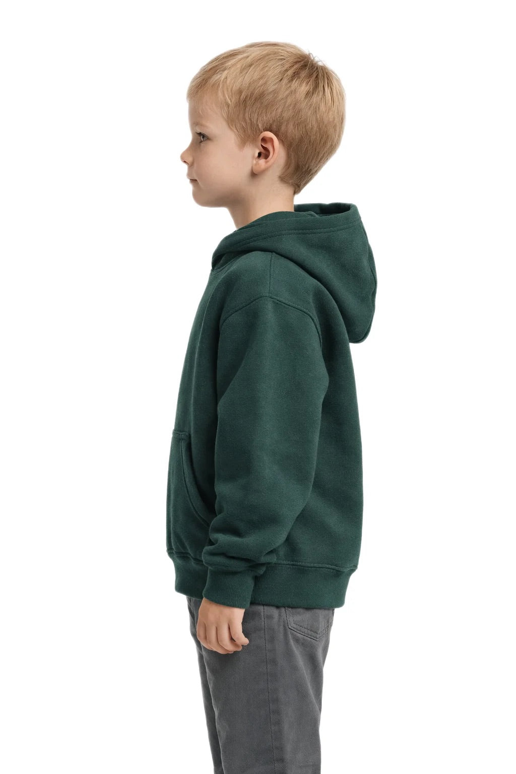 Milltex 517 Youth Unisex Hoodie | Midweight Cotton Blend Pullover Sweatshirt