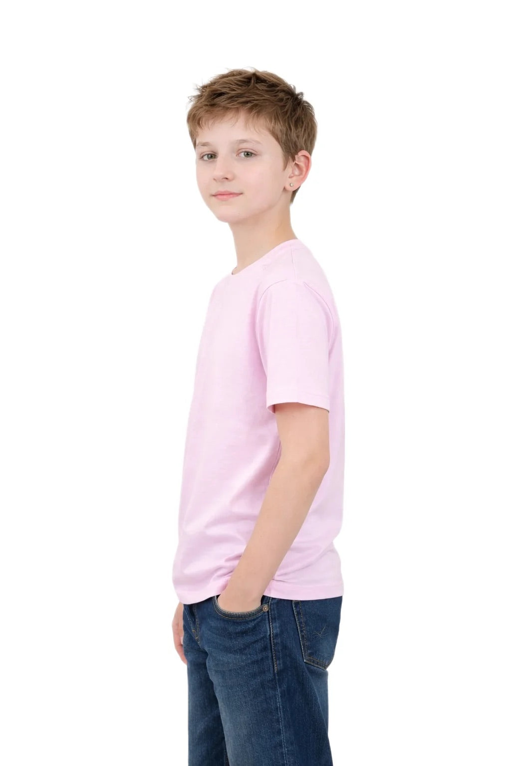 Milltex 500 Kids Unisex T-Shirt - Soft Lightweight Cotton Crew Neck Tee