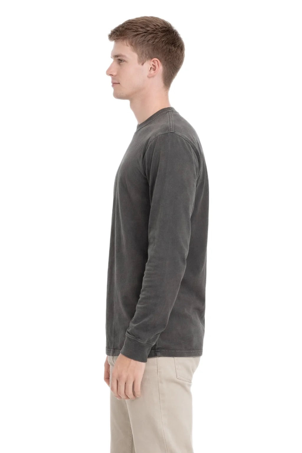 Milltex 401 Unisex Mid Weight Pigment Dyed Long Sleeve Tee