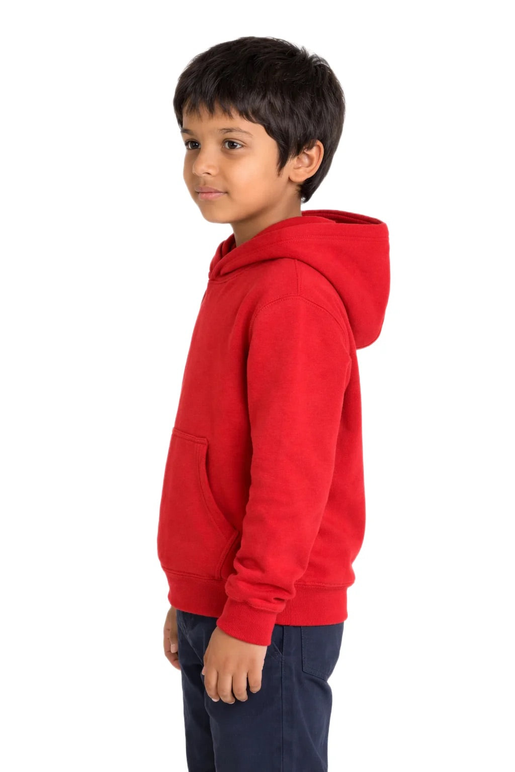 Milltex 517 Youth Unisex Hoodie | Midweight Cotton Blend Pullover Sweatshirt