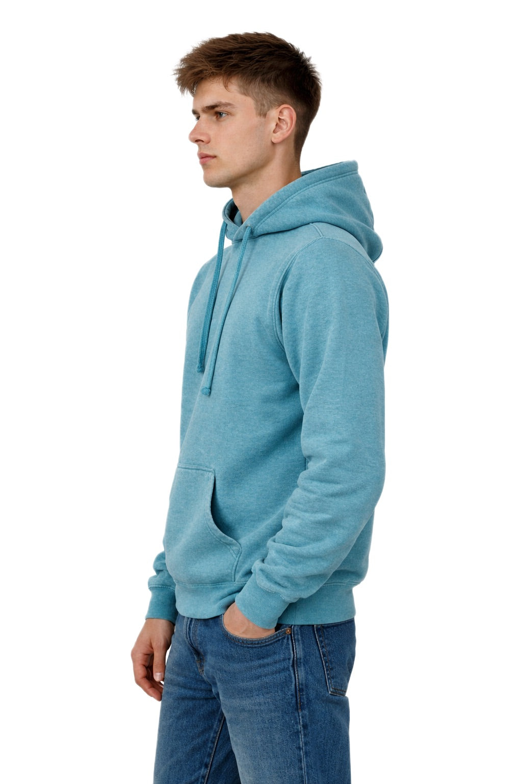 Milltex 617 — Adult Unisex Midweight Vintage Fleece Hoodie