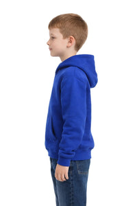 Milltex 517 Youth Unisex Hoodie | Midweight Cotton Blend Pullover Sweatshirt