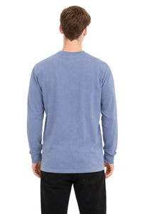 Milltex 401 Unisex Mid Weight Pigment Dyed Long Sleeve Tee