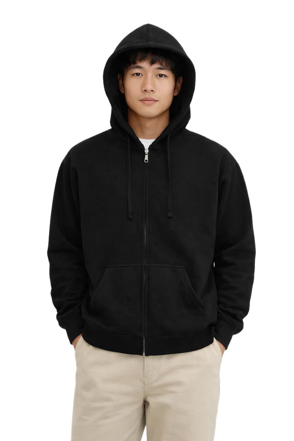 Milltex 750 Adult Unisex Mid Weight Classic Zipper Hoodie