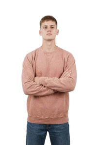 Milltex 603 Unisex Vintage Fleece Textured Crewneck Sweatshirt
