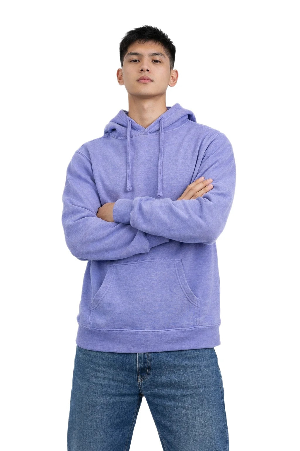 Milltex 617 — Adult Unisex Midweight Vintage Fleece Hoodie
