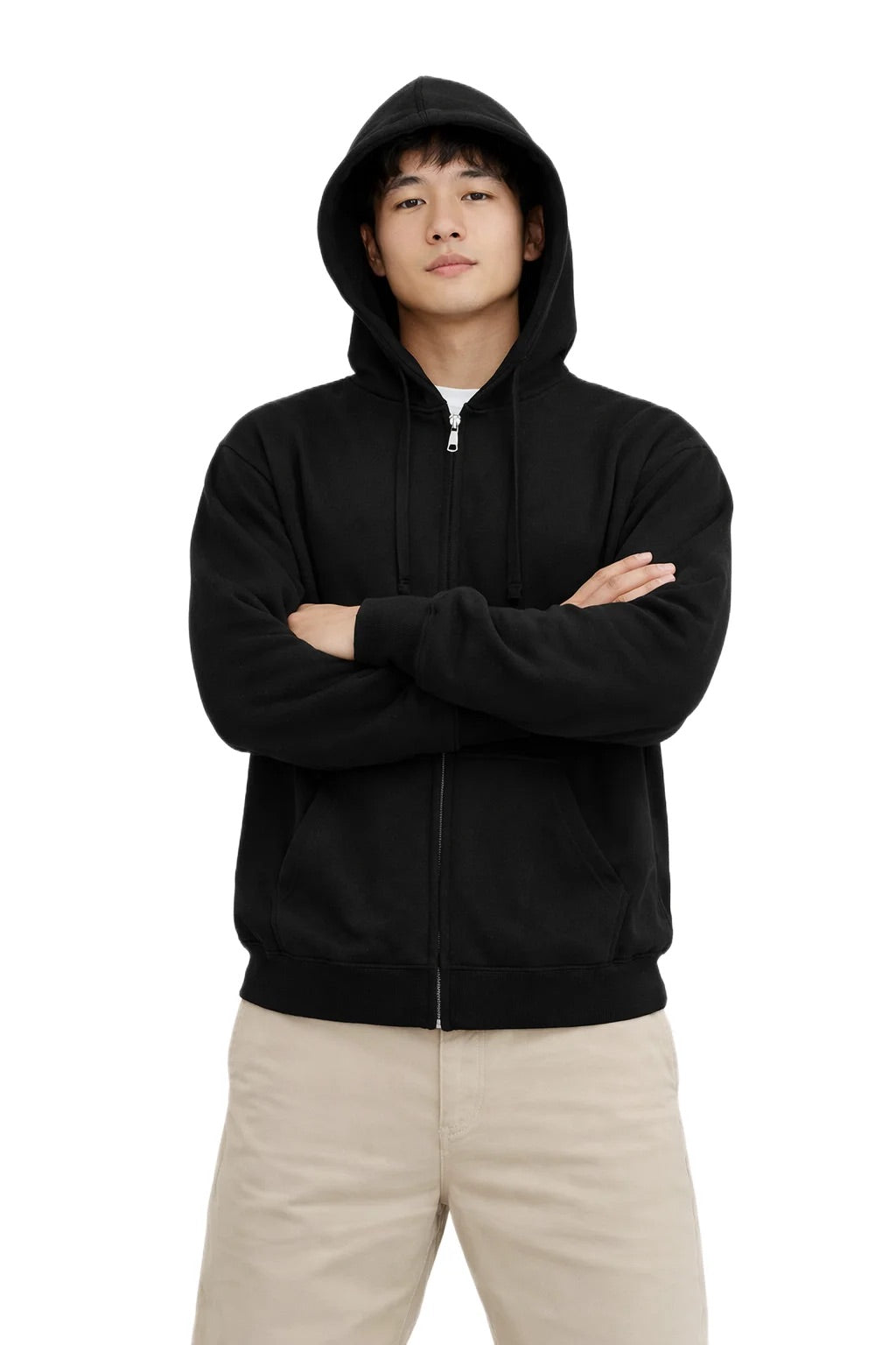 Milltex 750 Adult Unisex Mid Weight Classic Zipper Hoodie
