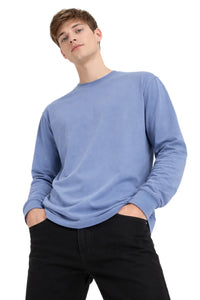 Milltex 401 Unisex Mid Weight Pigment Dyed Long Sleeve Tee