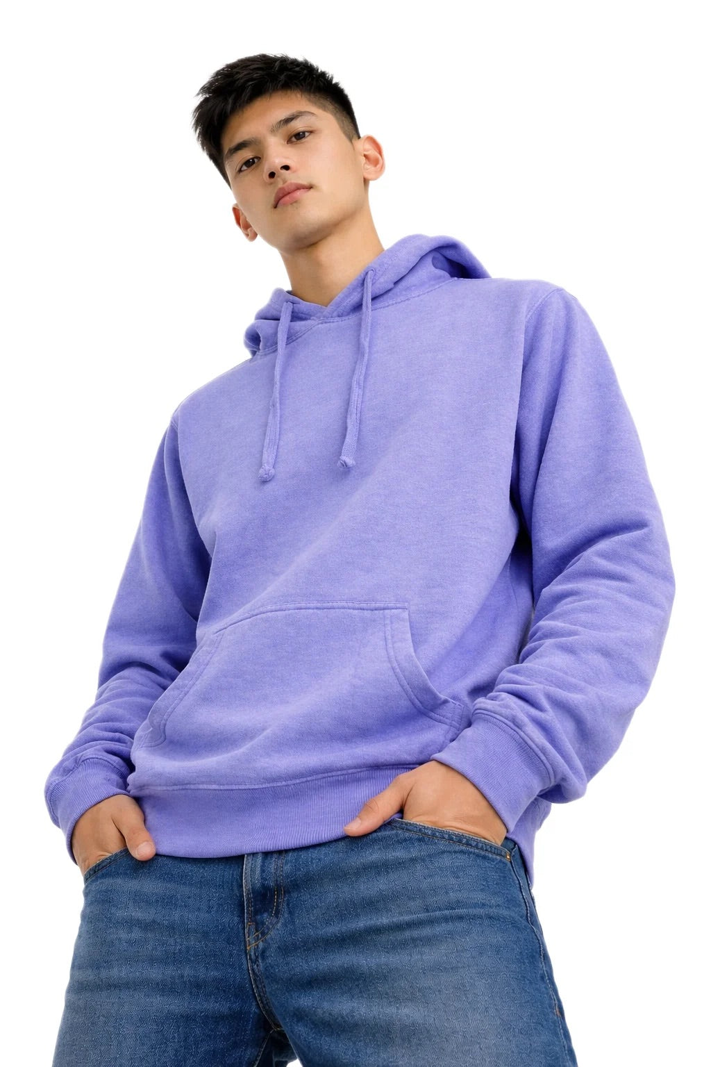 Milltex 617 — Adult Unisex Midweight Vintage Fleece Hoodie