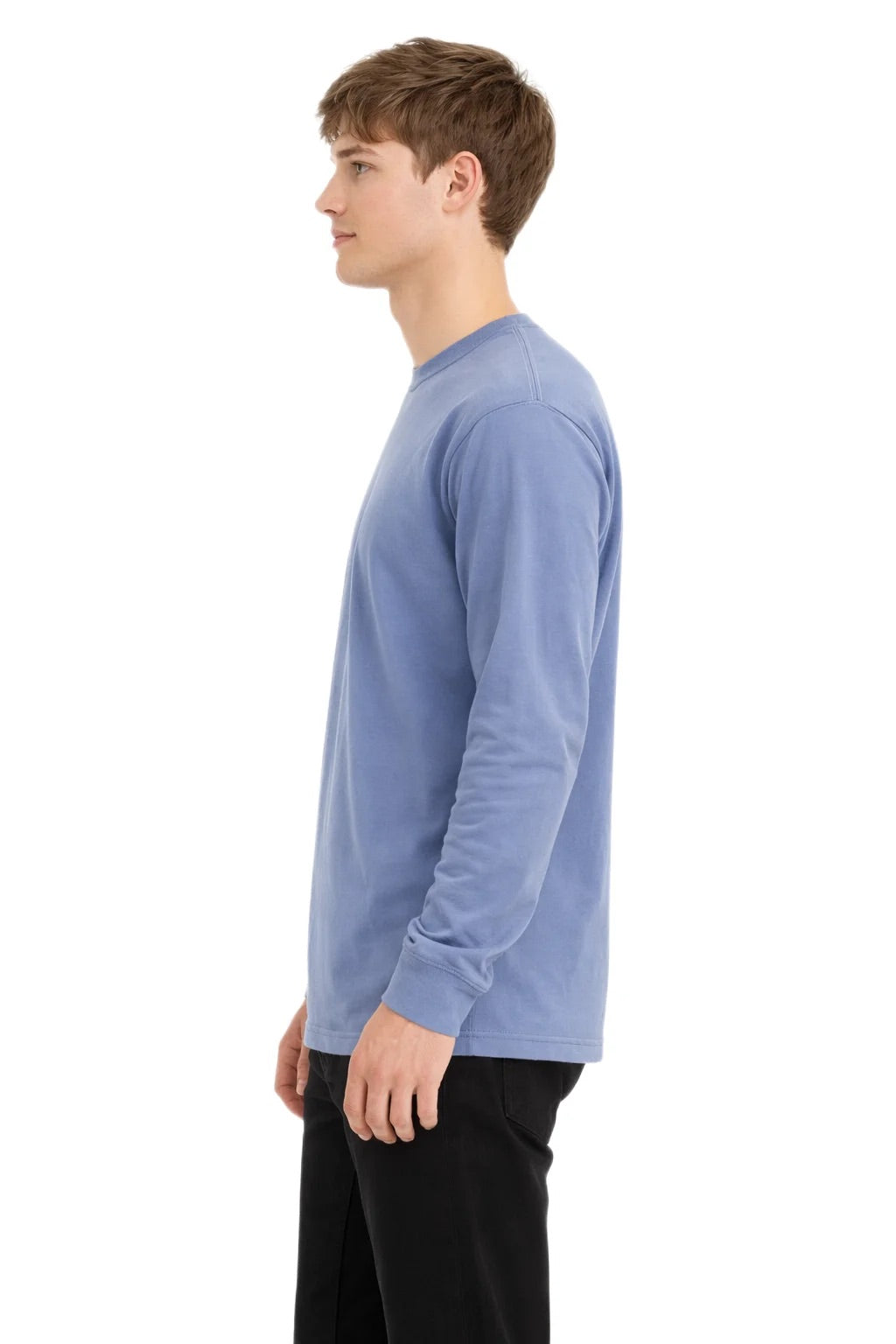 Milltex 401 Unisex Mid Weight Pigment Dyed Long Sleeve Tee